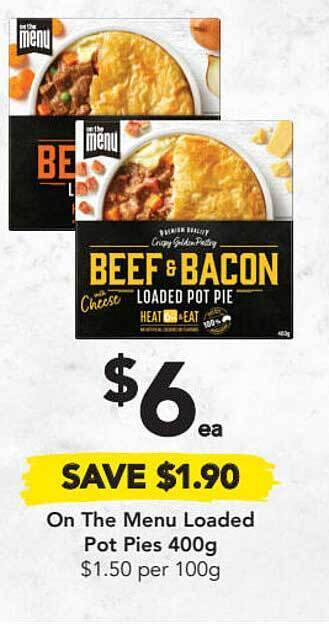 Drakes On The Menu Loaded Pot Pies 400g offer