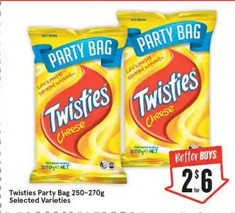 IGA Twisties Party Bag 250-270g offer