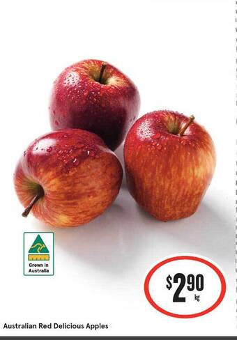 IGA Australian Red Delicious Apples offer