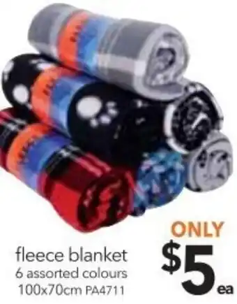Cheap as Chips Fleece Blanket 100x70 cm offer