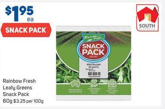 Foodland Rainbow Fresh Leafy Greens Snack Pack 60g offer