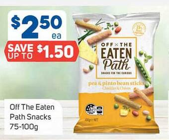 Foodland Off The Eaten Path Snacks 75-100g offer