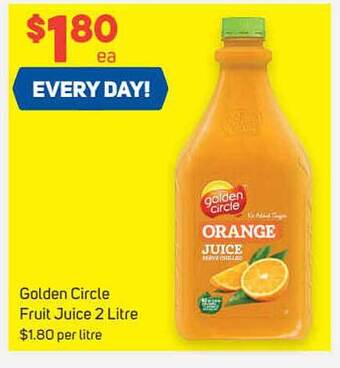 Foodland Golden Circle Fruit Juice 2 Litre offer
