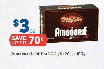 Foodland Amgoorie Leaf Tea 250g offer