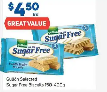 Foodland Gullón Selected Sugar Free Biscuits 150-400g offer