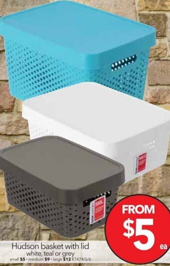 Cheap as Chips Hudson Basket With Lid offer