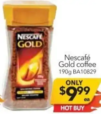 Cheap as Chips Nescafé Gold Coffee 190 g offer