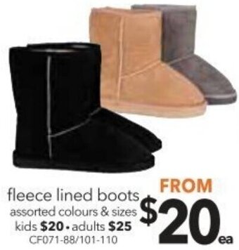 Cheap as Chips Fleece Lined Boots offer