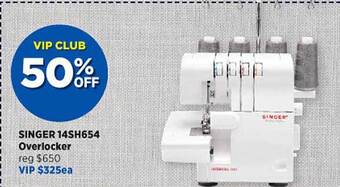 Spotlight Singer 14sh654 Overlocker offer