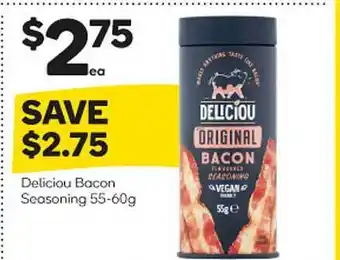 Woolworths Deliciou Bacon Seasoning offer