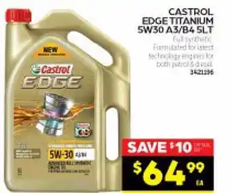 Autopro Castrol Edgetitanium 5w30 A3-b4 5lt offer