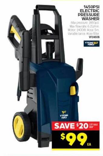 Autopro 1450psi Electric Pressure Washer offer