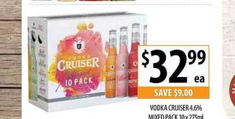 Supabarn Vodka Cruiser Mixed Pack offer