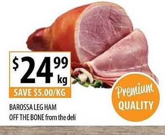 Supabarn Barossa Leg Ham Off The Bone offer