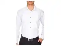 David Jones Abelard Regular Fit Marcella Peak Collar Stud Front Dinner Shirt offer