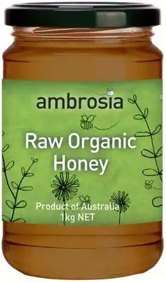 Ambrosia Australian Honey Raw Organic, 1kg