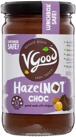 healthylife Vgood Hazelnot Choc Spread, 310g offer