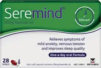 Seremind Lavender Oil 28 Capsules