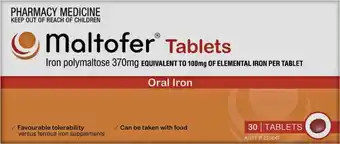 Maltofer Oral Iron 100mg 30 Tablets