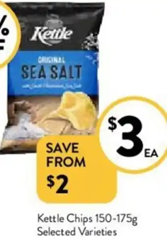 Foodworks Kettle Chips 150-175 g offer