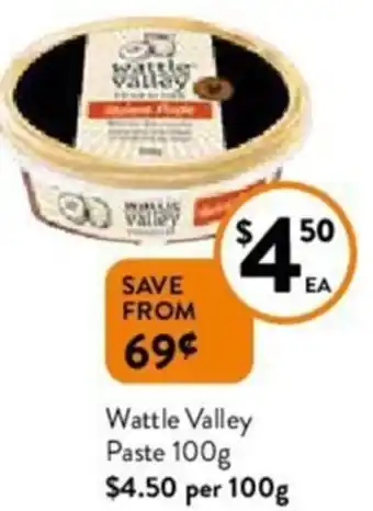 Wattle Valley Paste 100 g