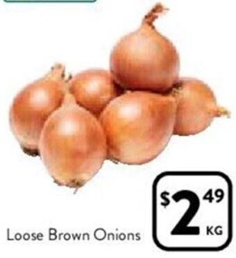 Foodworks Loose Brown Onions offer