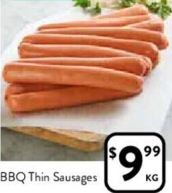 BBQ Thin Sausages