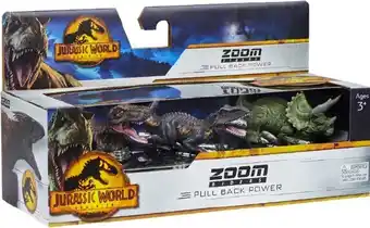 BIG W Jurassic World 3-Pack World Zoom Riders offer