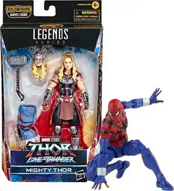 BIG W Marvel Assorted Thor 4 or Spider-Man Figures offer