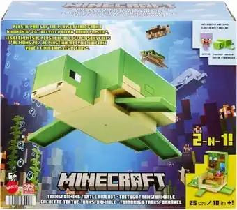 BIG W Minecraft Transforming Turtle Hideout offer