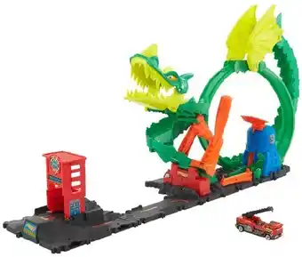 BIG W Hot Wheels City Dragon Drive Firefight offer