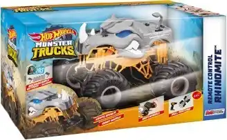 BIG W Hot Wheels Monster Trucks Rhinomite 1:14 Remote Control* offer