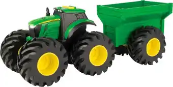 BIG W John Deere Monster Treads Tractor and Wagon Set offer