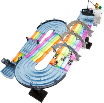 BIG W Hot Wheels Mario Kart Rainbow Road offer