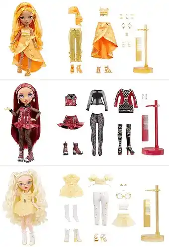 BIG W Rainbow High Assorted Season 4 Dolls (Meena Fleur / Mila Berrymore / Delilah Fields) - Assorted offer