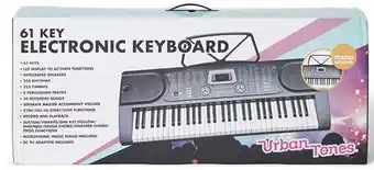 BIG W Urban Tones 61 Key Electric Keyboard offer