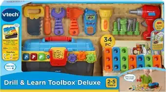 BIG W VTech Drill & Learn Toolbox Deluxe offer