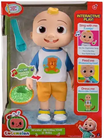 BIG W Cocomelon Deluxe Interactive JJ Doll offer