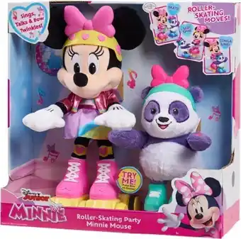 BIG W Disney Junior Roller-Skating Party Minnie Mouse Plush offer