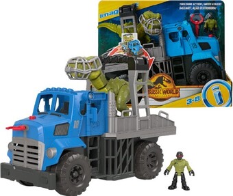 BIG W Imaginext Jurassic World Breakout Dino Hauler offer