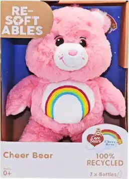 BIG W Care Bears 10-Inch RE-SOFTABLES Cheer Bear offer