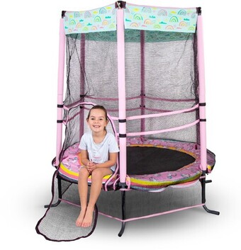 BIG W Action Sports 4.5ft Trampoline in Rainbow offer