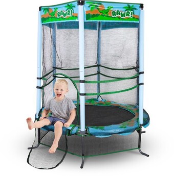 BIG W Action Sports 4.5ft Trampoline in Dinosaur offer