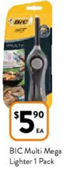 Foodworks BIC Multi Mega Lighter 1 Pack offer