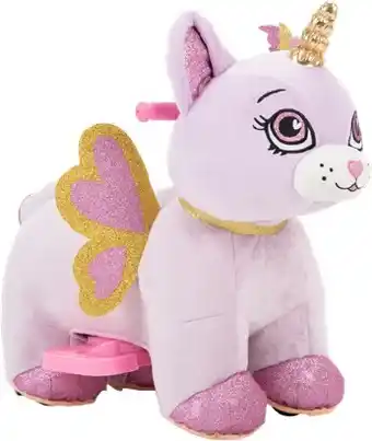 BIG W Huffy 6V Plush Caticorn Ride On offer
