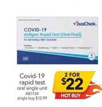 Covid-19 Rapid Test Oral Single Unit