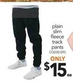 Cheap as Chips Plain Slim Fleece Track Pants offer