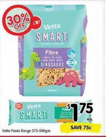 Spar Vetta Pasta Range 375-500gm offer