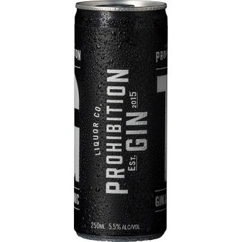 Dan Murphy's Prohibition Gin & Tonic 250mL Cans offer