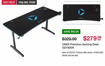 Onex Premium Gaming Desk